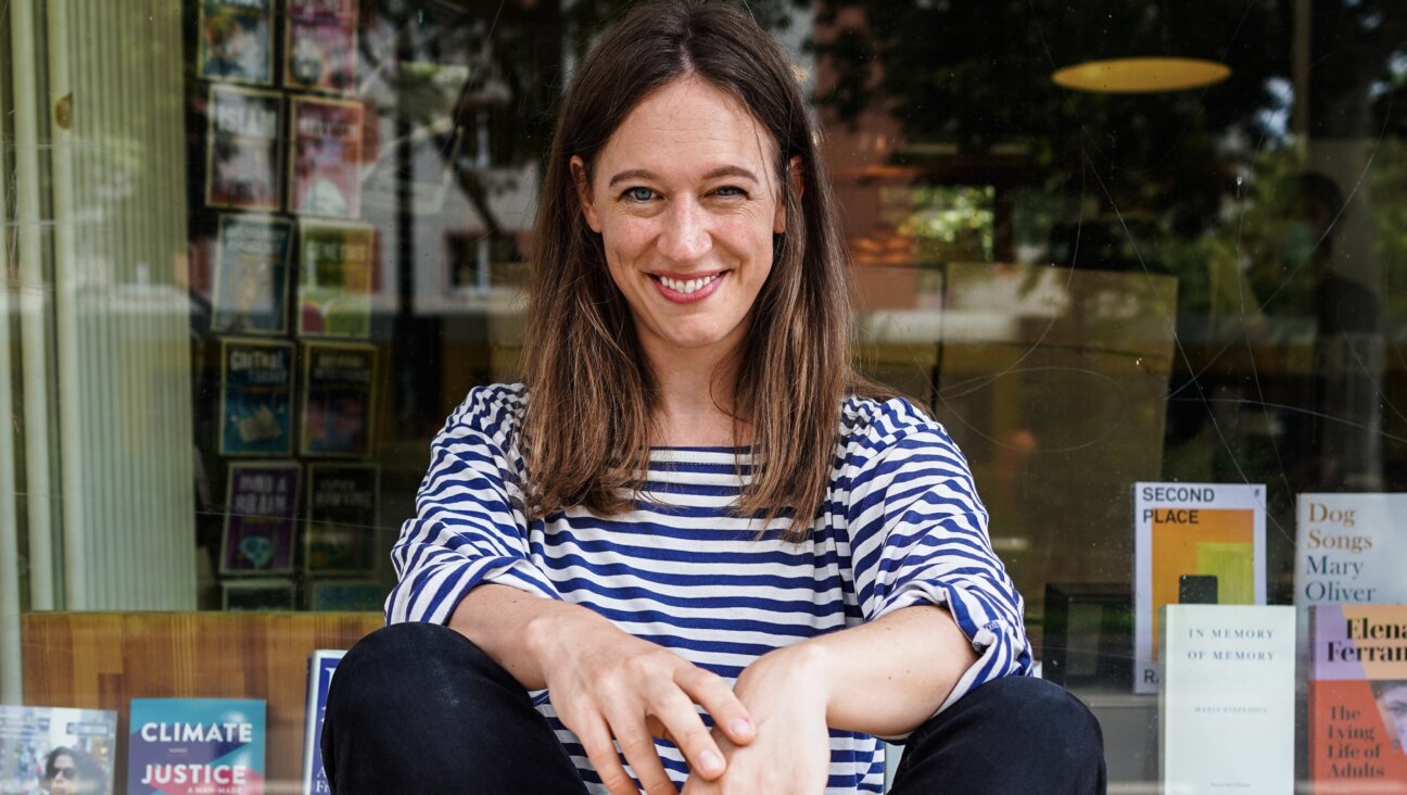 Laurel Kratochvila, author of Dobre Dobre, in front of her bakery, Fine's Bagels, in Berlin.