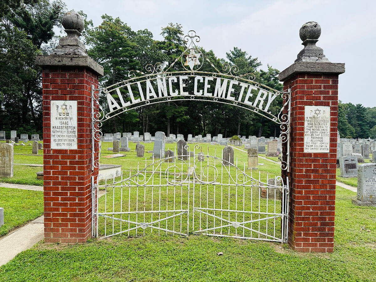 The cemetery in Norma, New Jersey is the final resting place for many of the original members of the Alliance Colony, as well as Holocaust survivors who moved to the area to become chicken farmers after the war.