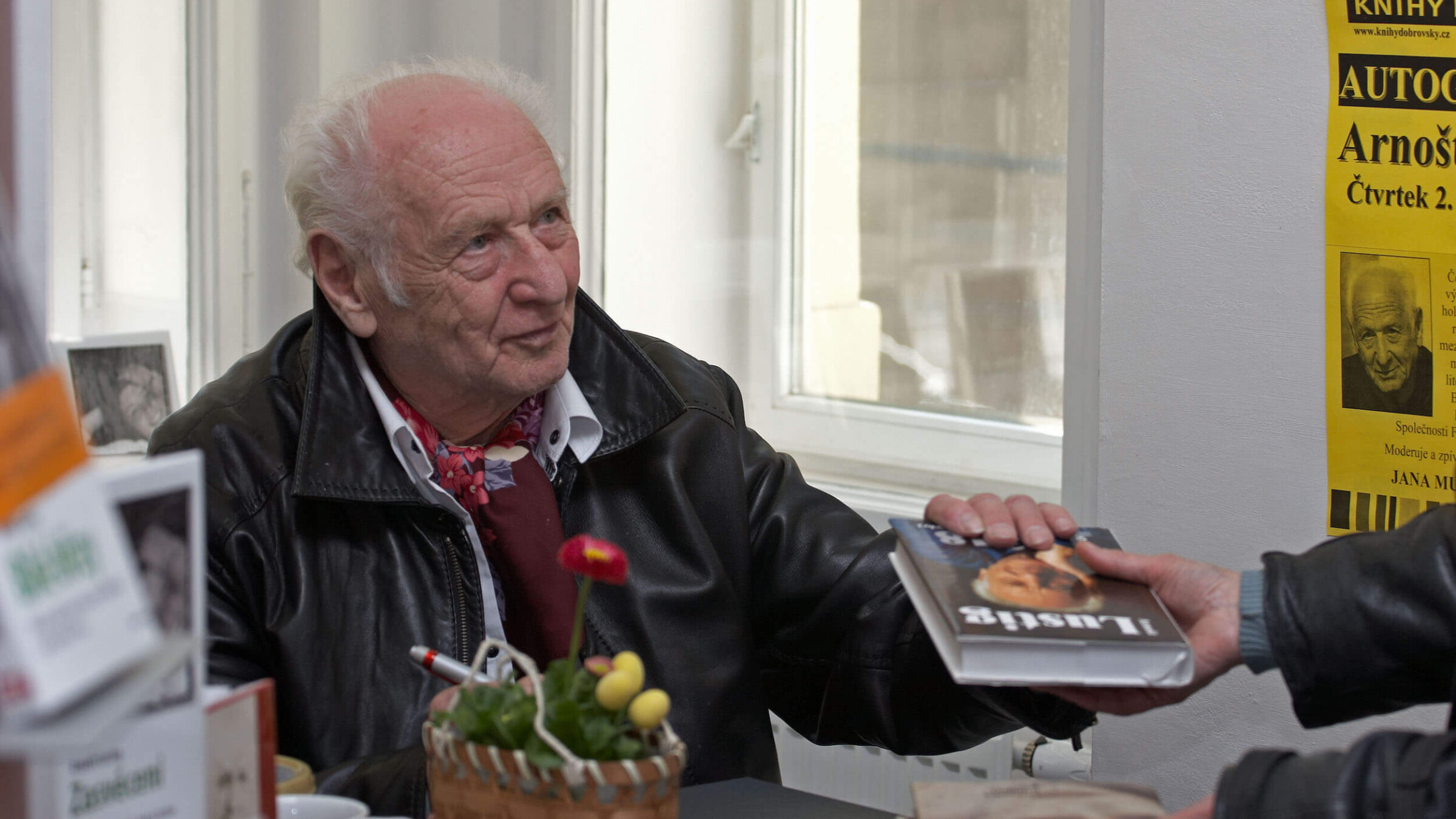 The Czech Jewish writer Arnošt Lustig.