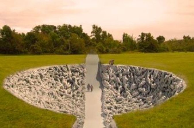 Cindy Jackson’s Babyn Yar memorial project, entitled “Requiem.”