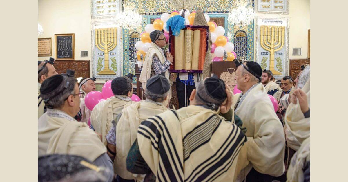 A synagogue in Tehran.