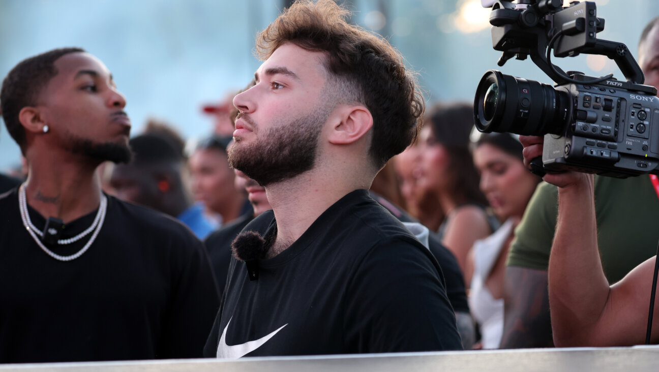 Jewish streamer Adin Ross (center) courts controversy with candor. But his celebrity guests are often held accountable to a higher standard.