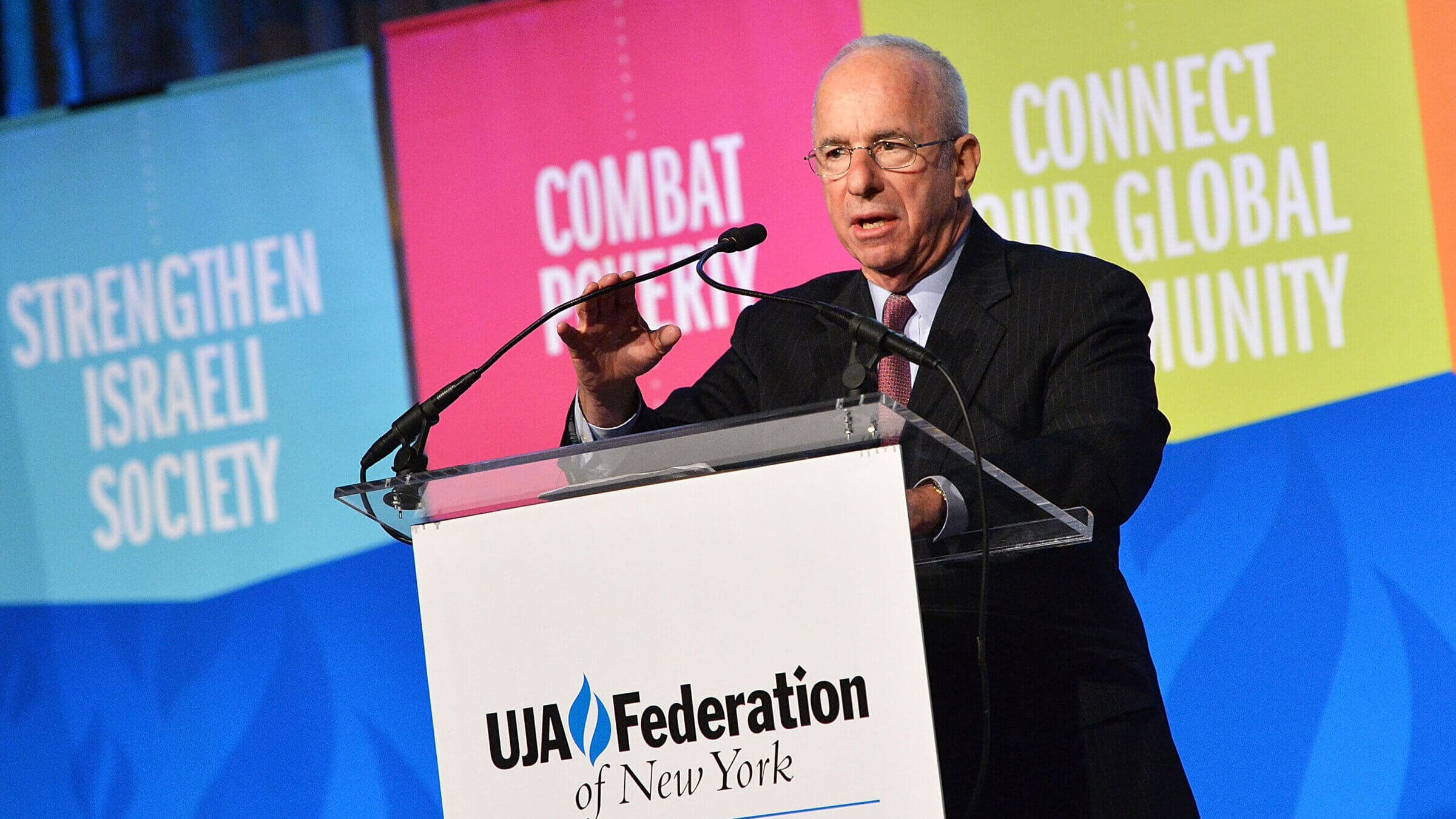 John. S. Ruskay, former CEO of UJA-Federation of New York, helped organize a letter calling for a more forceful Jewish response to the Trump administration.