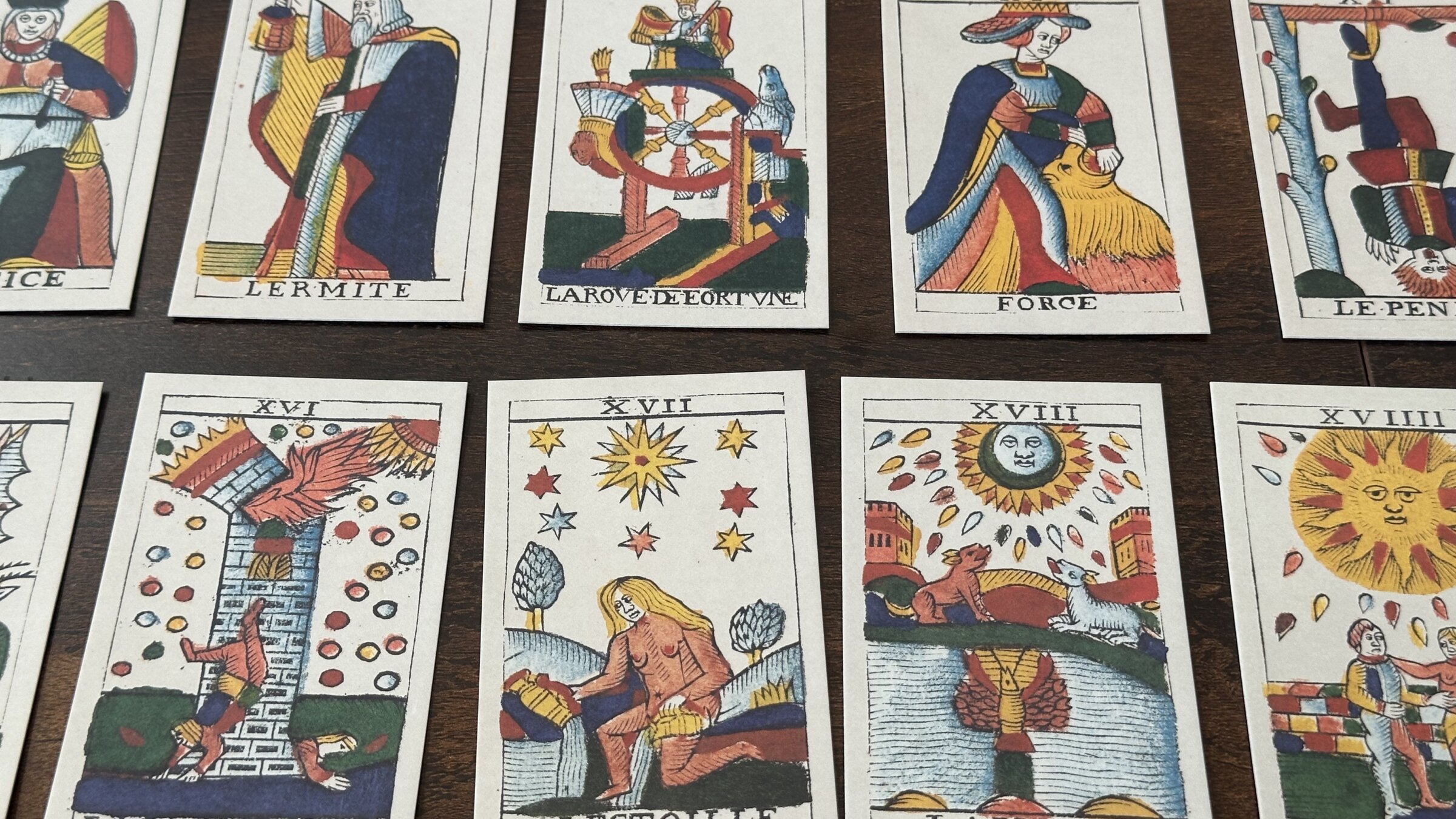 The recently reissued Jean Noblet tarot deck, which Stav Appel argues was created as a crypto-Jewish educational tool. 