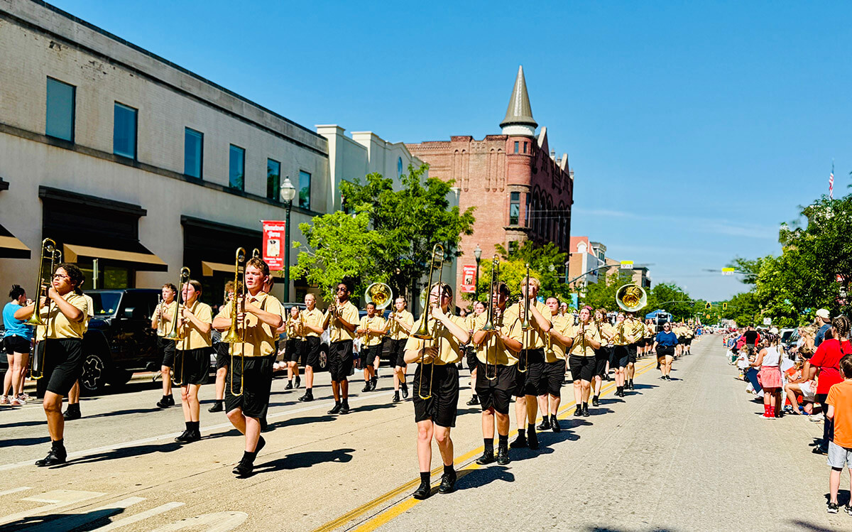 The 2025 Fourth of July Parade in Lancaster, Ohio.
