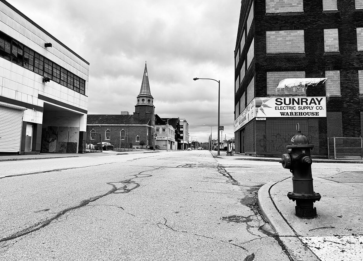 A view of McKeesport, April 2025.