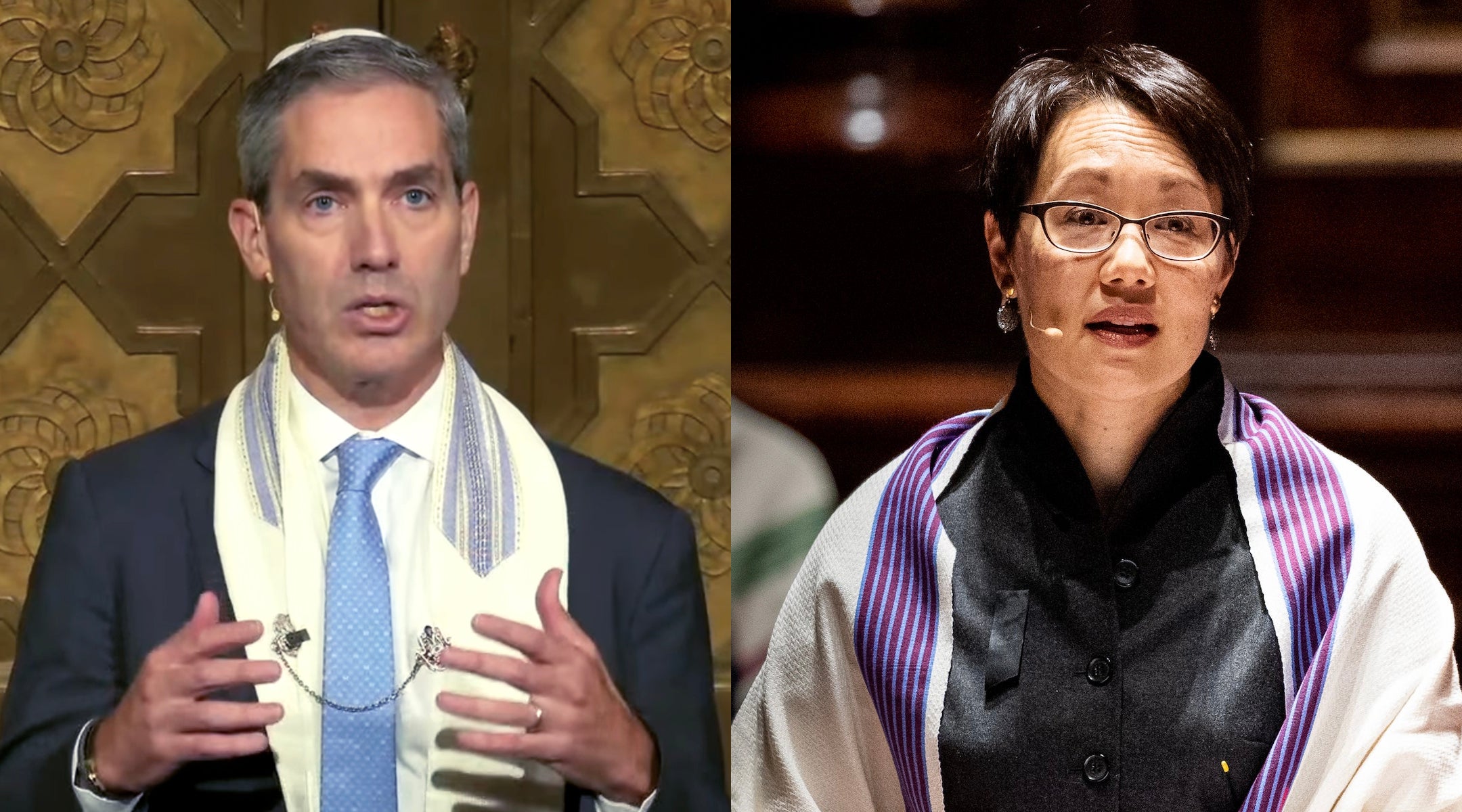 Rabbi Elliot Cosgrove of Park Avenue Synagogue and Rabbi Angela Buchdahl of Central Synagogue offered different views on whether to get directly involved in New York City’s mayoral race. 