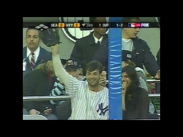 Joshua Prager caught on camera at Yankee Stadium on Shabbat, 2001