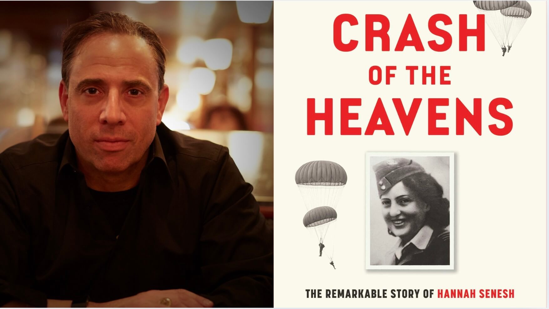 Born Anna Szenes in 1921 Budapest, Hannah Senesh is the subject of Douglas Century's <i>Crash of the Heavens</i>.