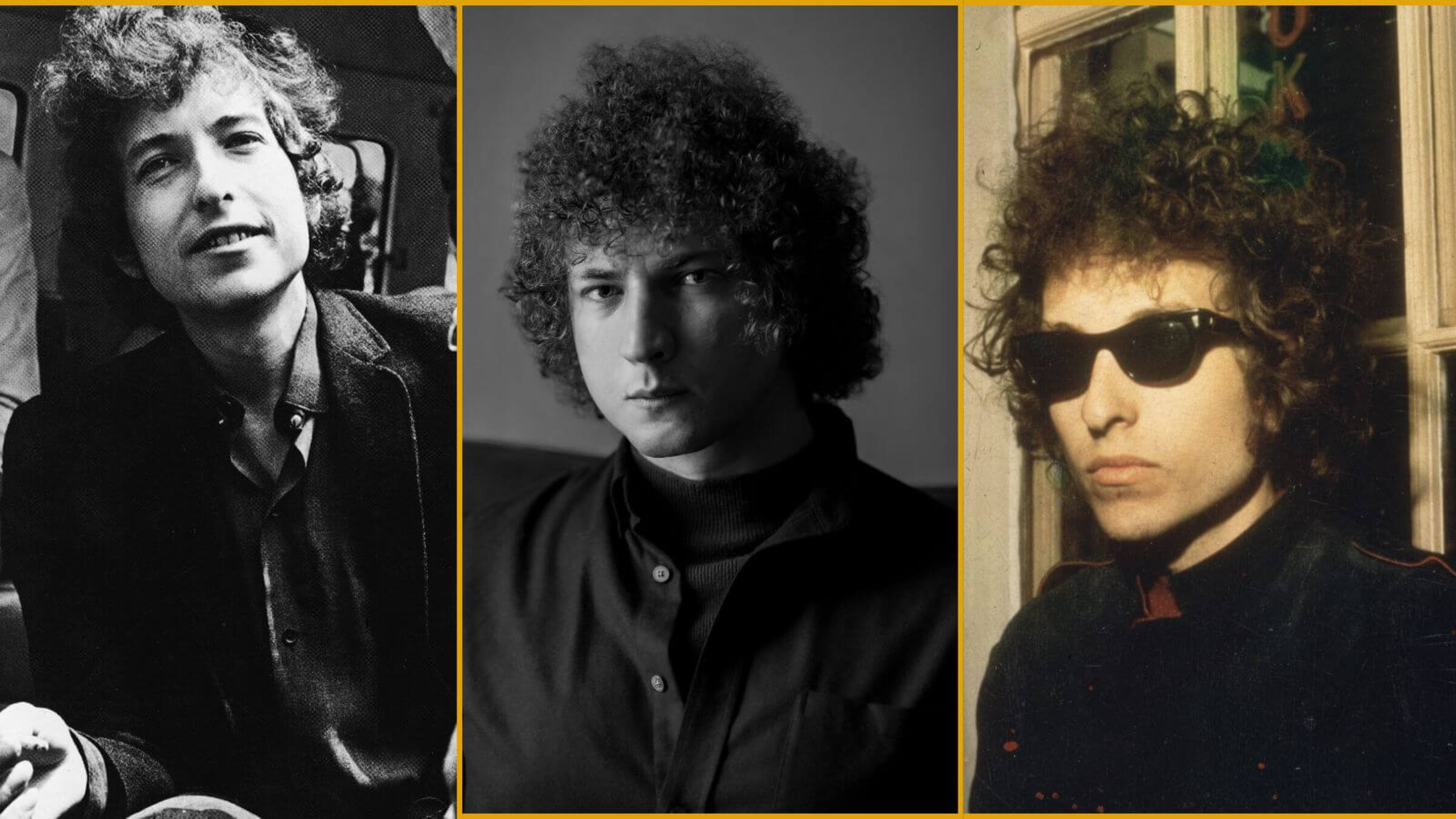 Bob Dylan, Sam Sussman, and Bob Dylan again; you can decide their whether Sussman resembles Dylan for yourself.