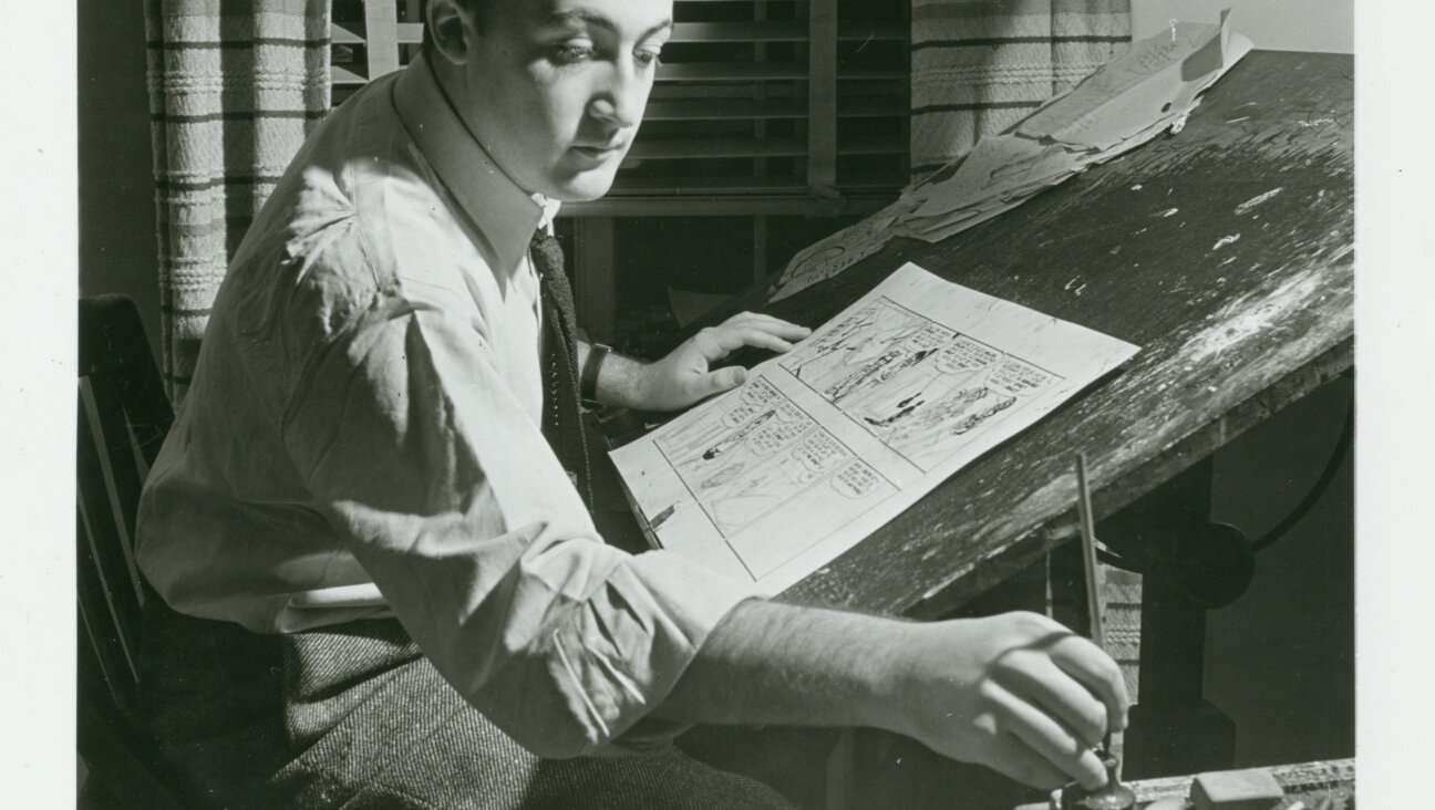 At the drawing board: A young Will Eisner