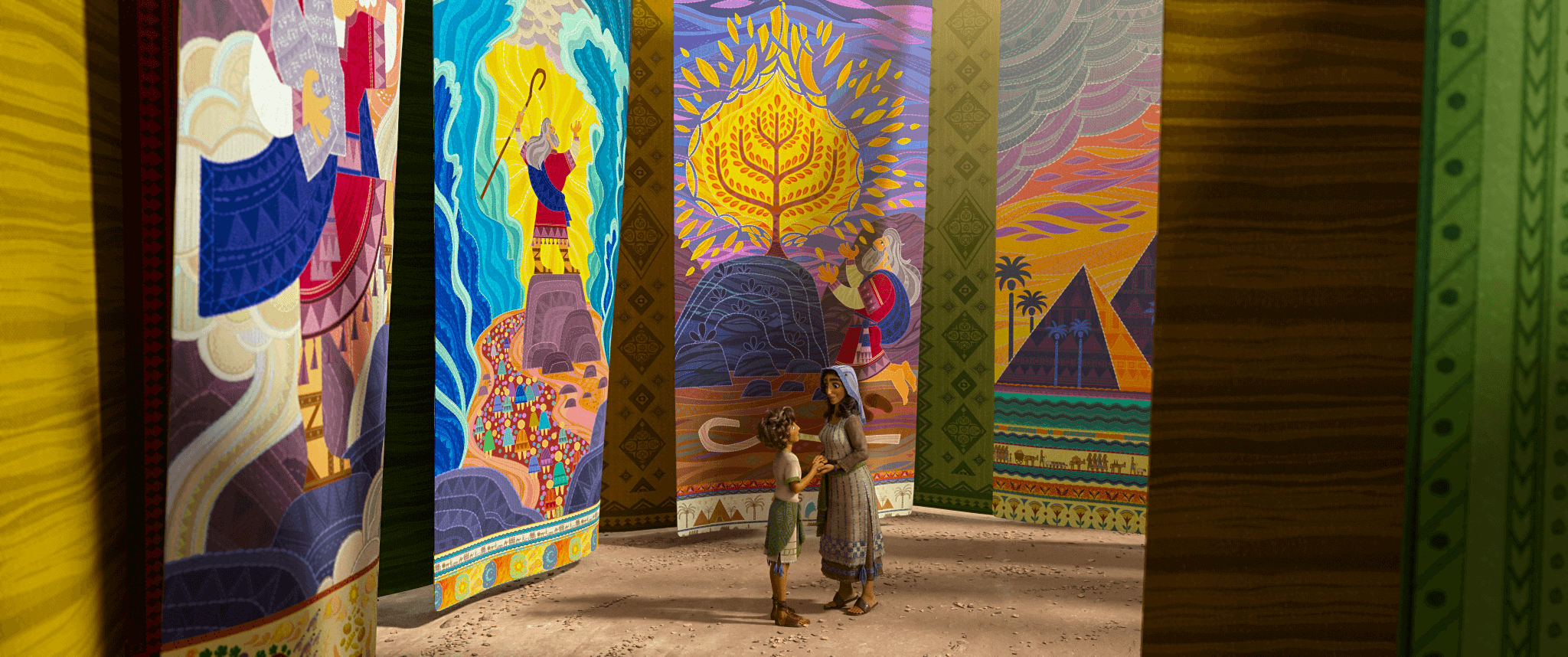 David and his mother Nitzevet have a musical crash course on Exodus.