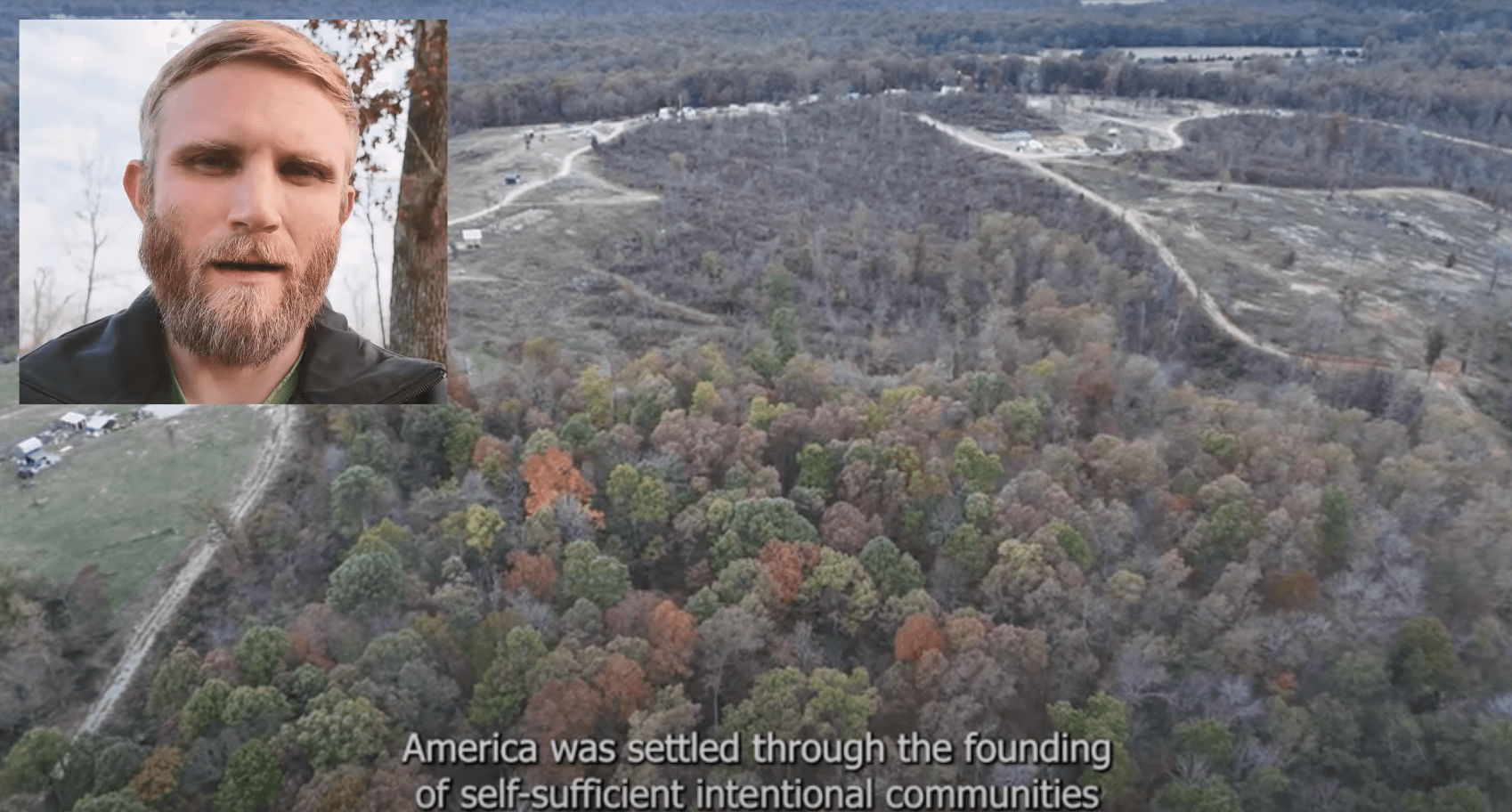 Eric Orwoll is co-founder of Return to the Land, which has established a segregated community in Arkansas.